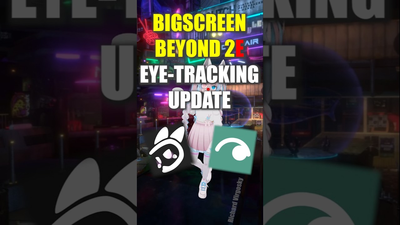 Bigscreen Beyond 2E - I'm finally blinking! - Eye Tracking Update👀 #eyetracking #vrchat #babble