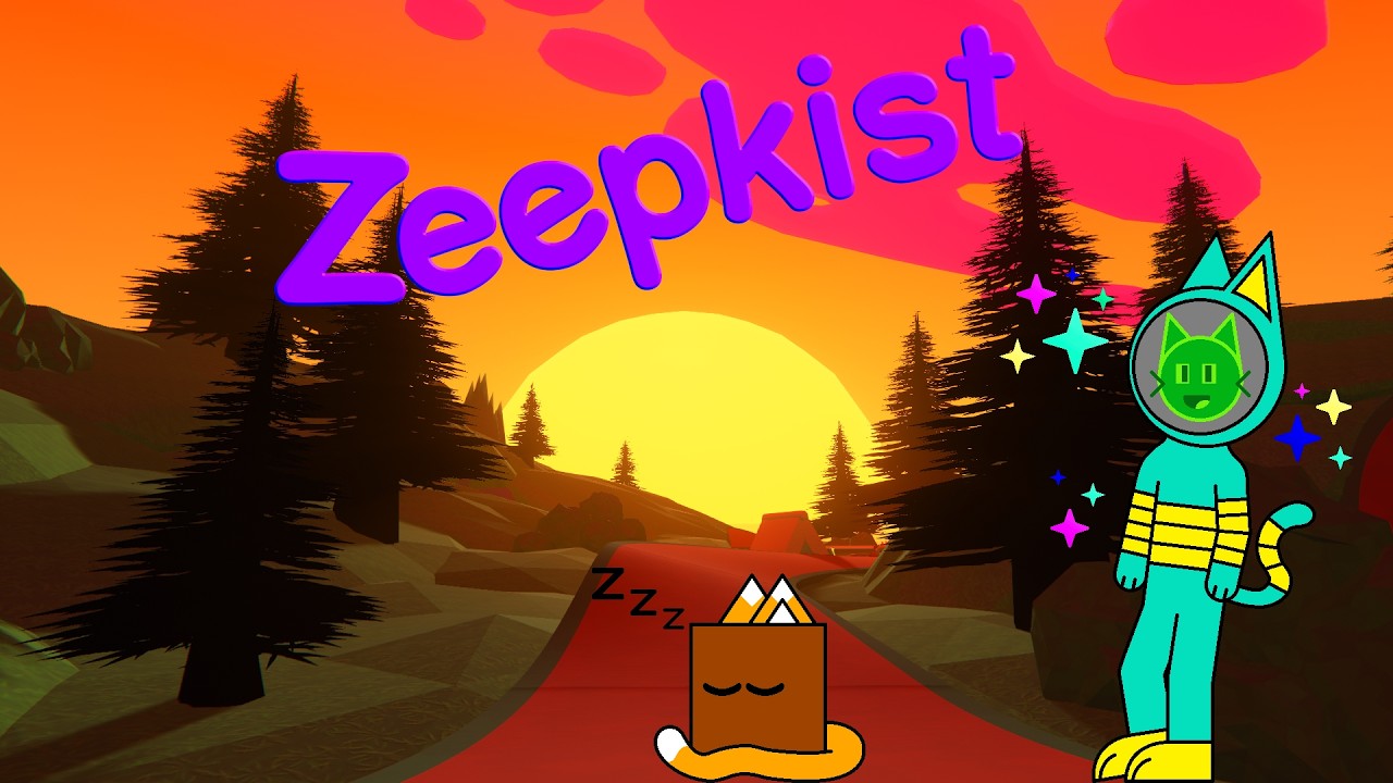 Making a Zeepkist Track Based on My Sunset Pines Art