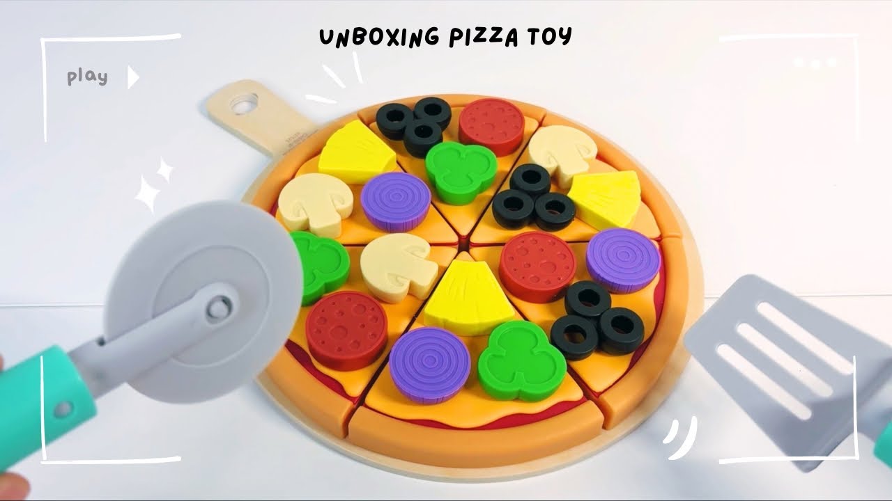 Satisfying Unboxing Pizza Toy ASMR 🍕 냠냠 피자만들기장난감