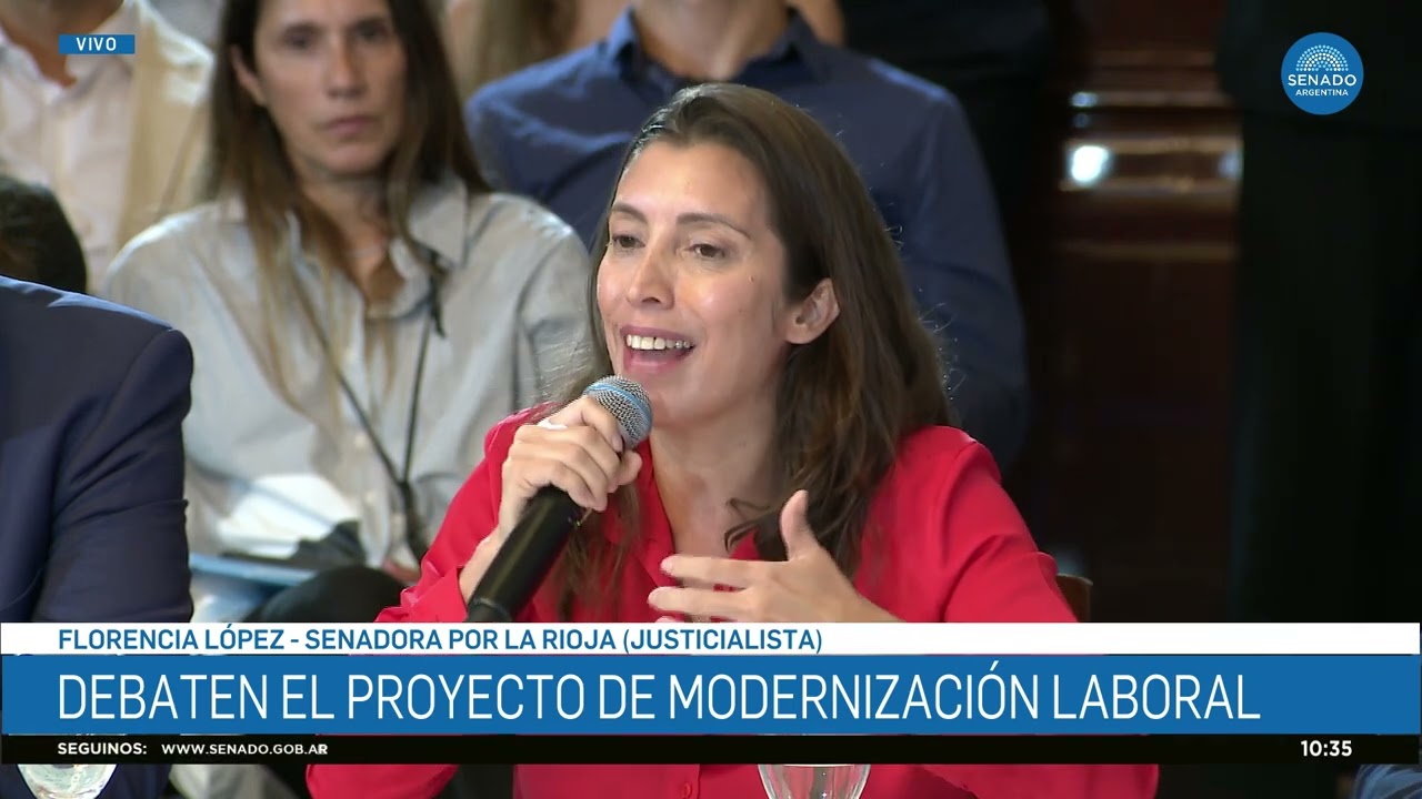 SENADORA FLORENCIA LÓPEZ - PLENARIO DE TRABAJO Y PRESUPUESTO 20-02-26