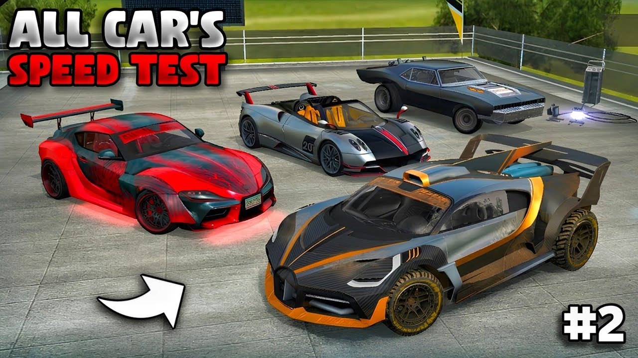 All Cars Top Speed Test 🔥 - PART 2 - Full Upgraded Cars - Extreme Car Driving Simulator