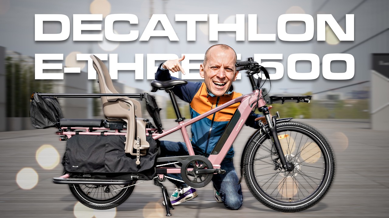 Test du Decathlon Btwin E-Three 500 : le v&eacute;lo cargo abordable toujours r&eacute;ussi