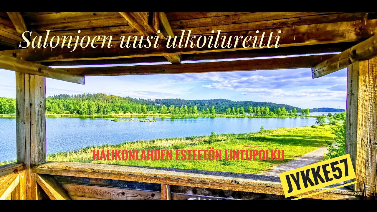 Salonjoen uusi ulkoilureitti 2024 & Halikonlahden esteetön polku