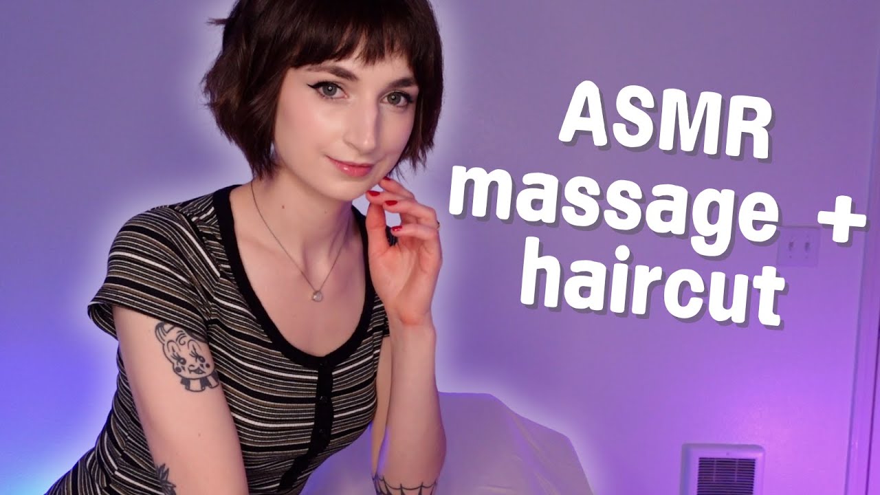 ASMR ✨ POV Haircut + Massage Roleplay