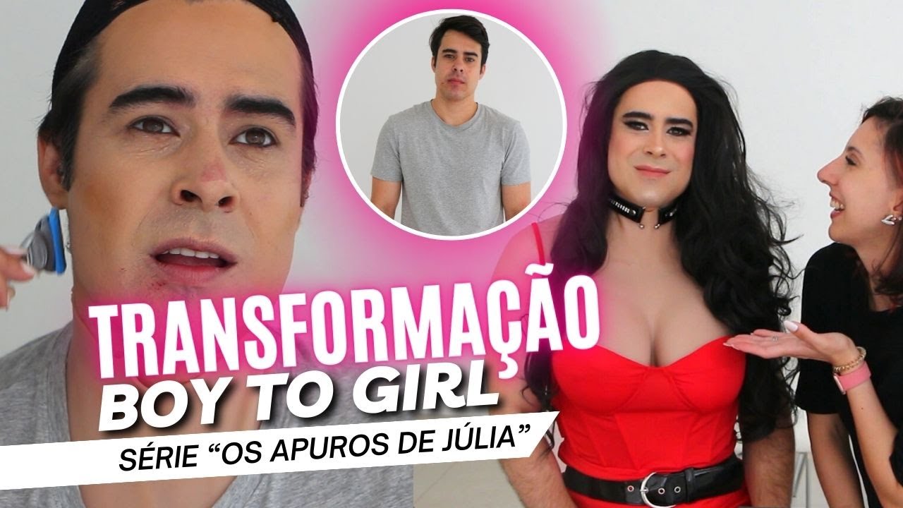 Transformação Crossdressing | Gravação Série Boy To Girl | Maquiagem Crossdresser