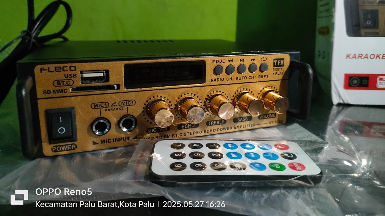 review ampli fleco bt-198e