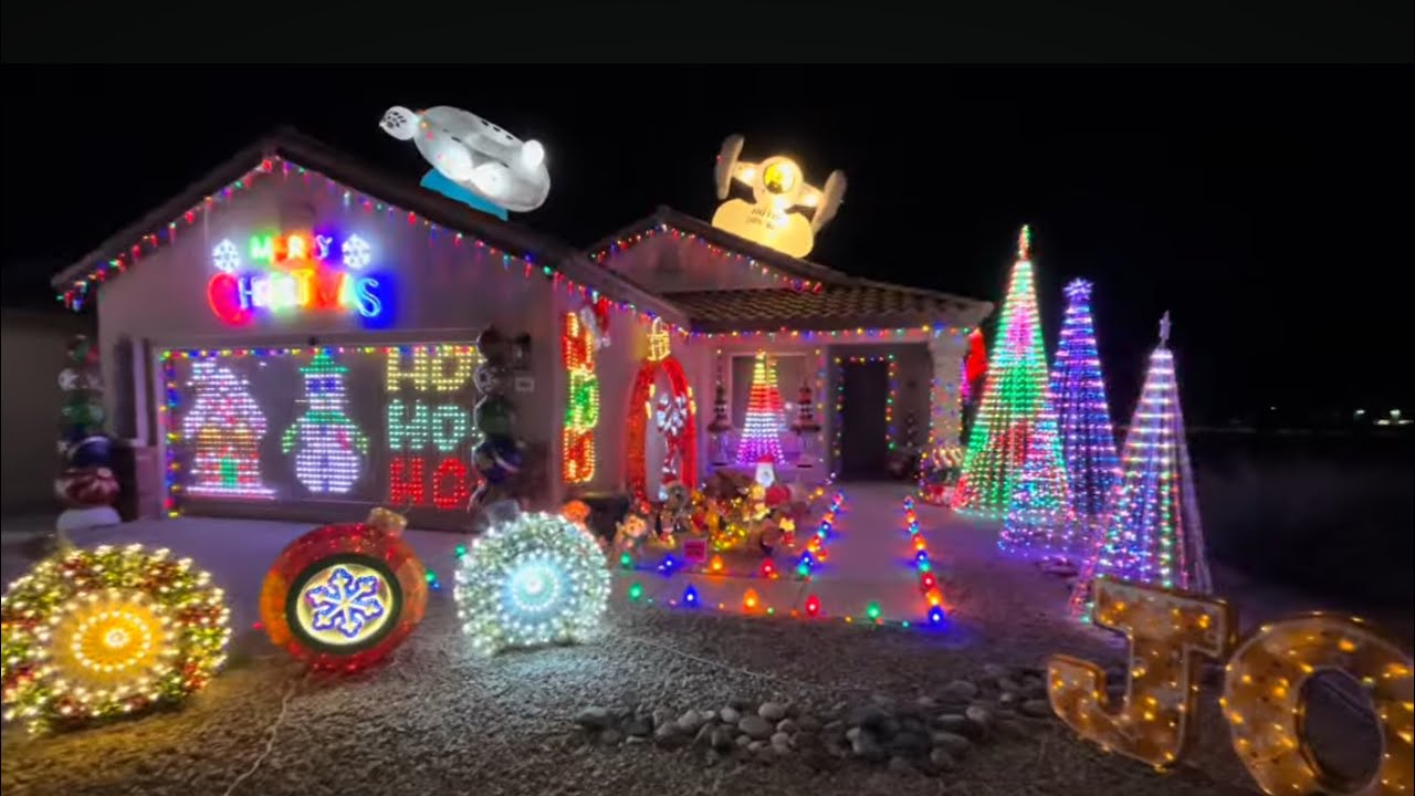 Best Christmas decorated houses 2025