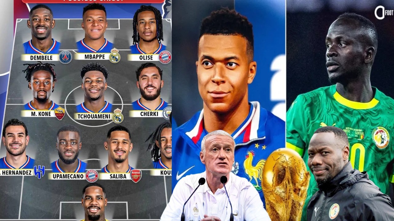 😱 INCROYABLE : Mamour publie la compo probable des Bleus ! Un cadre mis sur le banc face aux Lions !