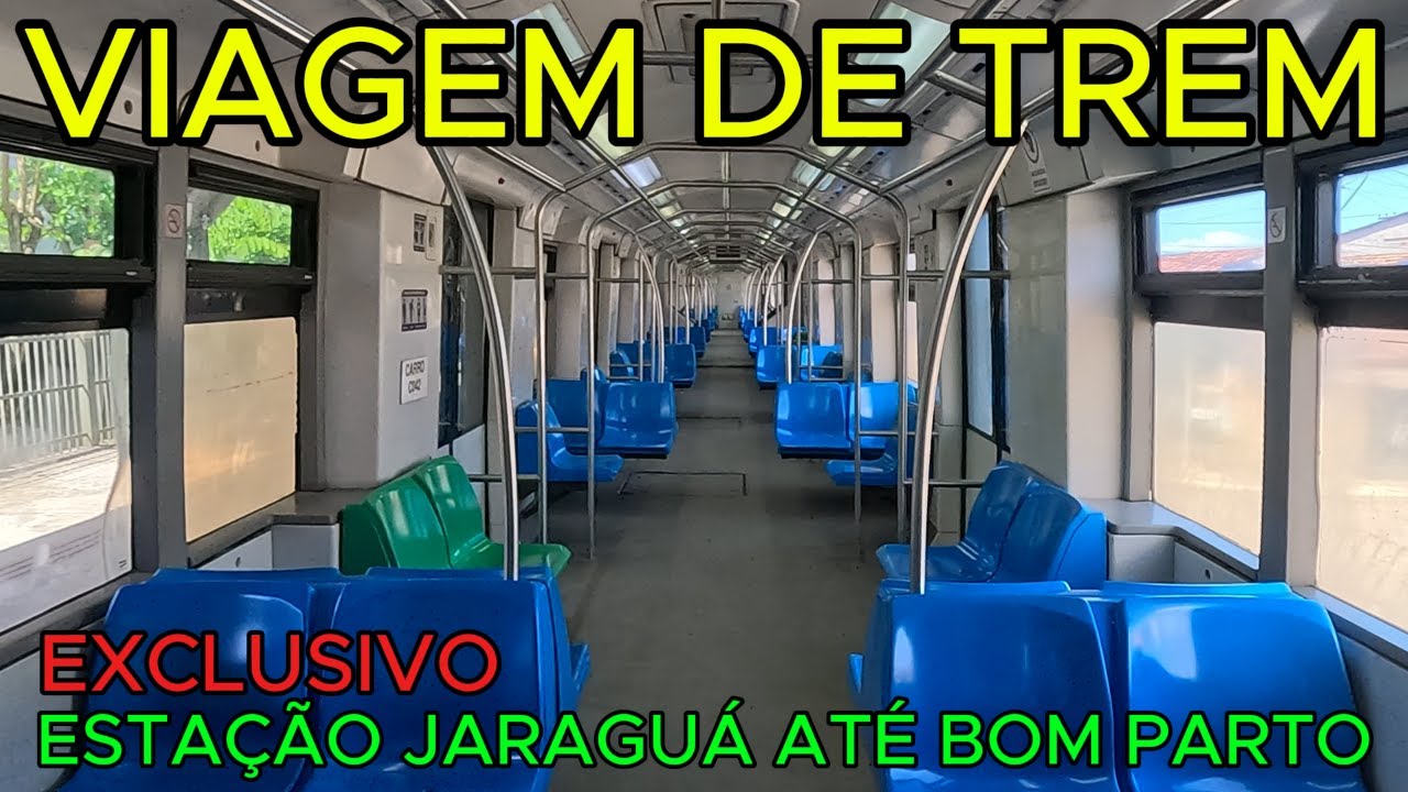 VIAGEM DE VLT | ESTAÇÃO JARAGUÁ ATÉ  BOM PARTO | Maceió - AL | 4K UHD