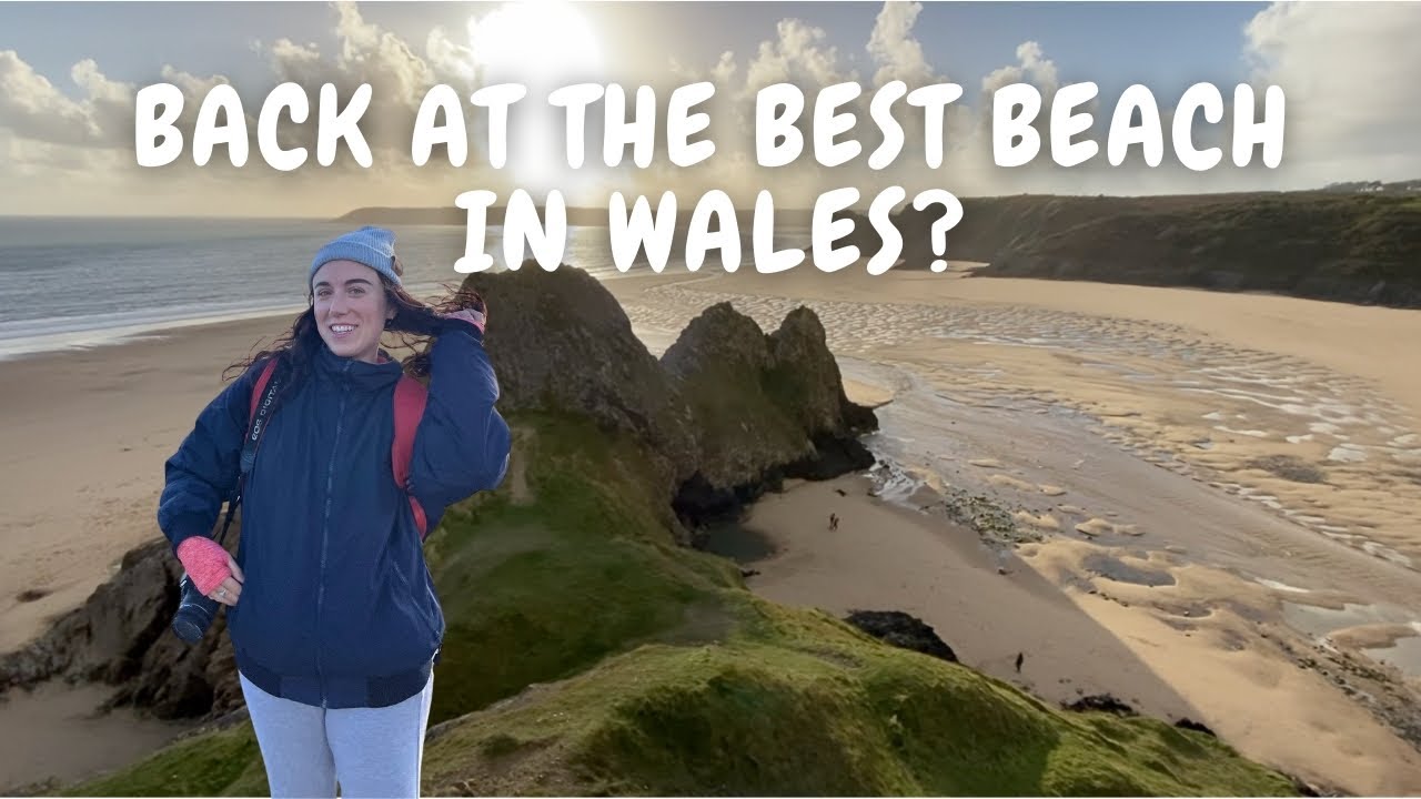 If you haven't been to this beach, you're MISSING OUT! Three Cliffs, Pennard Castle + more!