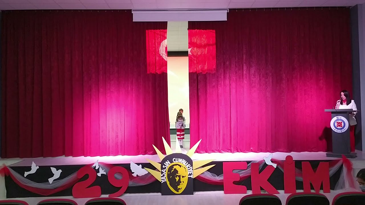 Aydın Bil Koleji Anaokulu Öğrencilerinin Hazırlamış olduğu 29 Ekim Gösterisi