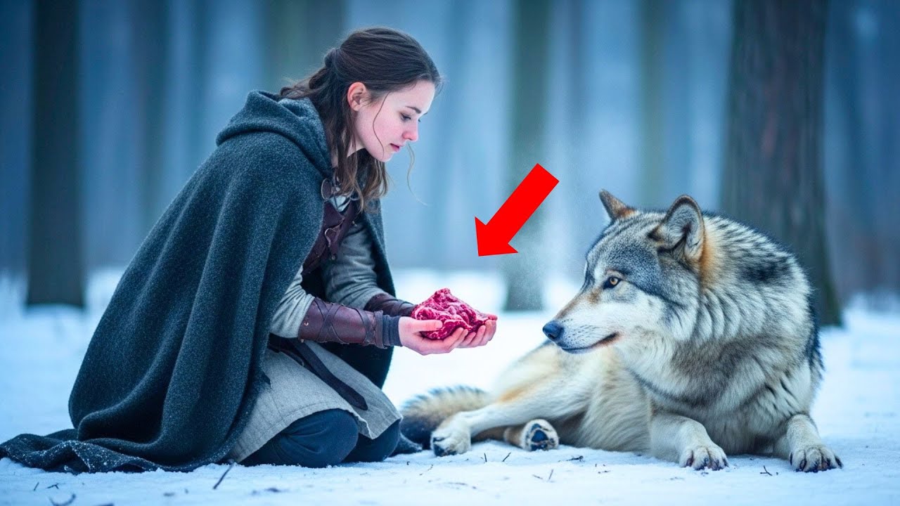 Elle donna son dernier repas à un loup mourant — Cette nuit-là, la forêt répondi