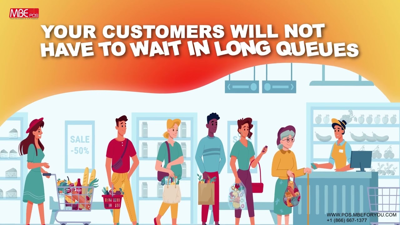 Don't lose your customers because of a slow POS system; switch to MBE POS and increase your sales! 💲