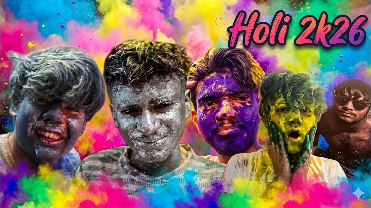 Holi 2026🫟 | Sabka bura haal kr diya😱