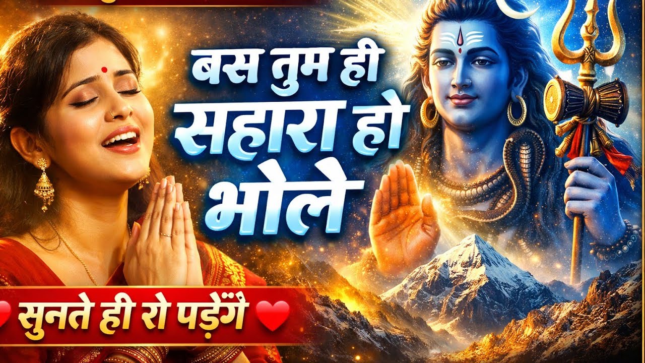 बस तुम ही सहारा हो भोले | मधुर शिव भजन | Female Voice Shiv Bhajan 2026 | Latest Bholenath Song