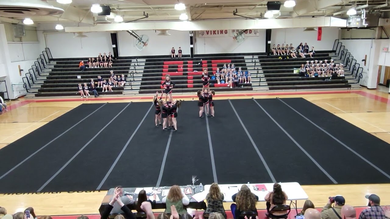 Petersburg Middle School at Potomac Valley League Cheer Competition 2023