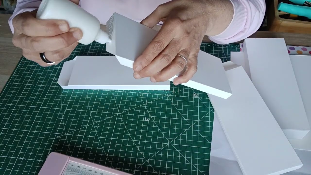 Ultra facile et rapide les berlingots dans leur boîte #scrapbooking #printanier bon scrap 🫠