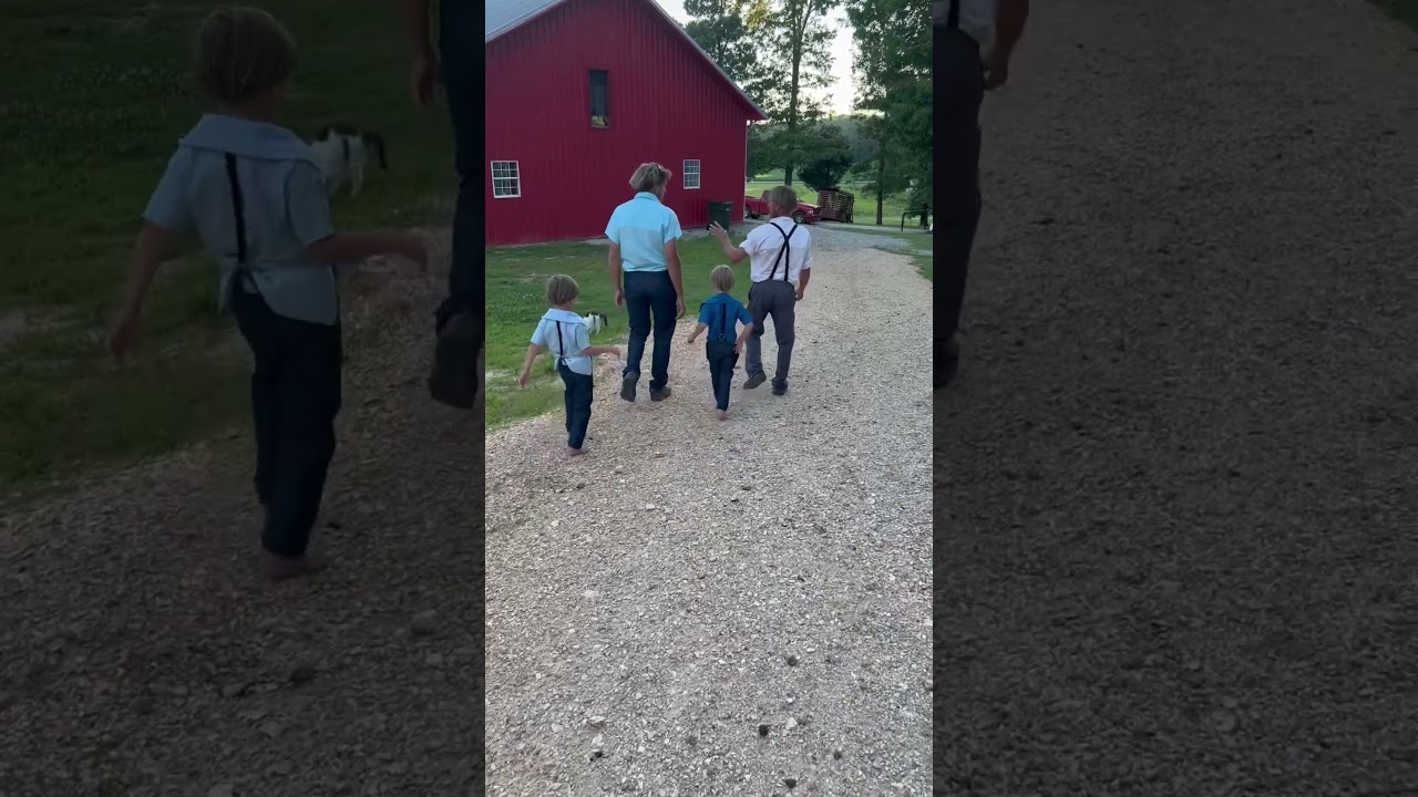 This new order Amish church allows, short sleeves and basketball hoops ￼
