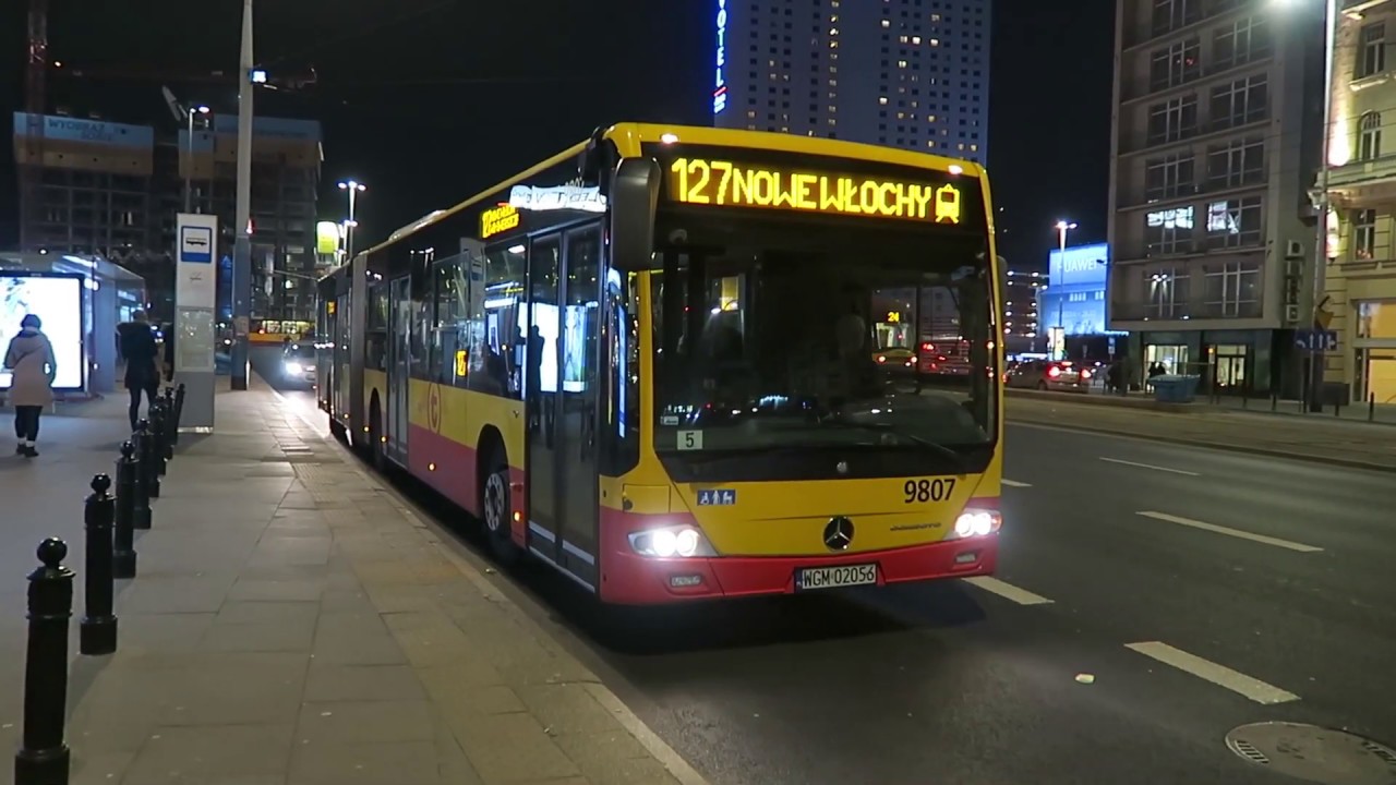 Warsaw Buses At Centrum 7 March 2019