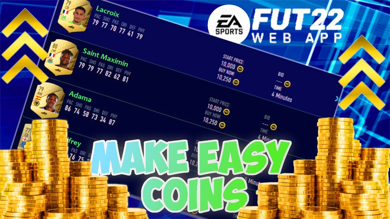 MAKE EASY COINS ON THE FIFA 22 WEP APP!! FIFA 22 WEB APP START GUIDE AND TRADING TIPS