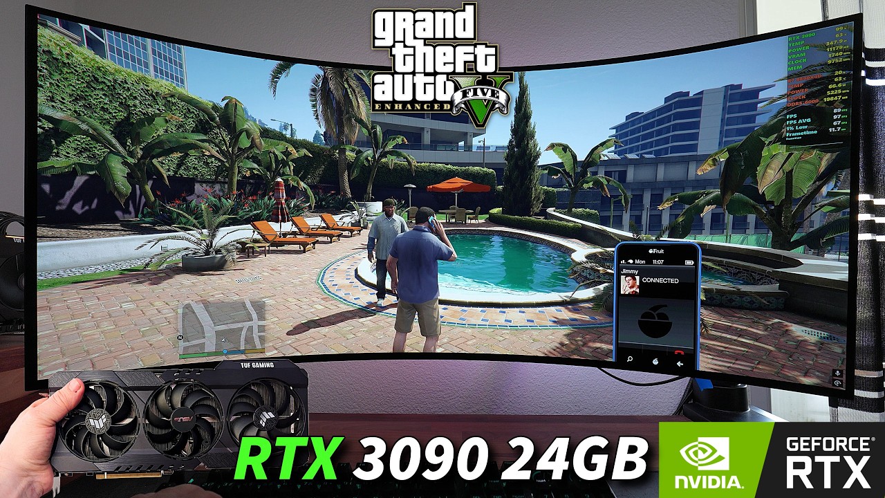 GTA 5 Enhanced - RTX 3090 24GB -  Ryzen 7 9800X3D | LG UltraGear 45