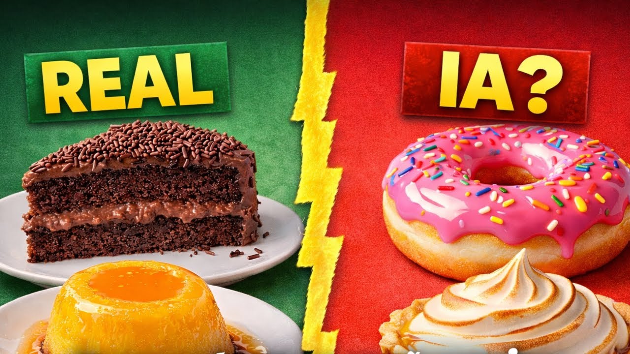 Qual Sobremesa é FALSA? (REAL ou IA) 🍫