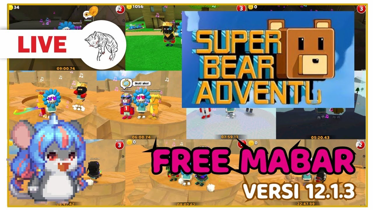 🔴 LIVE | MABAR SBA DI YT DAN TIKTOK #125 | #shorts #shortvideo #live #superbearadventure