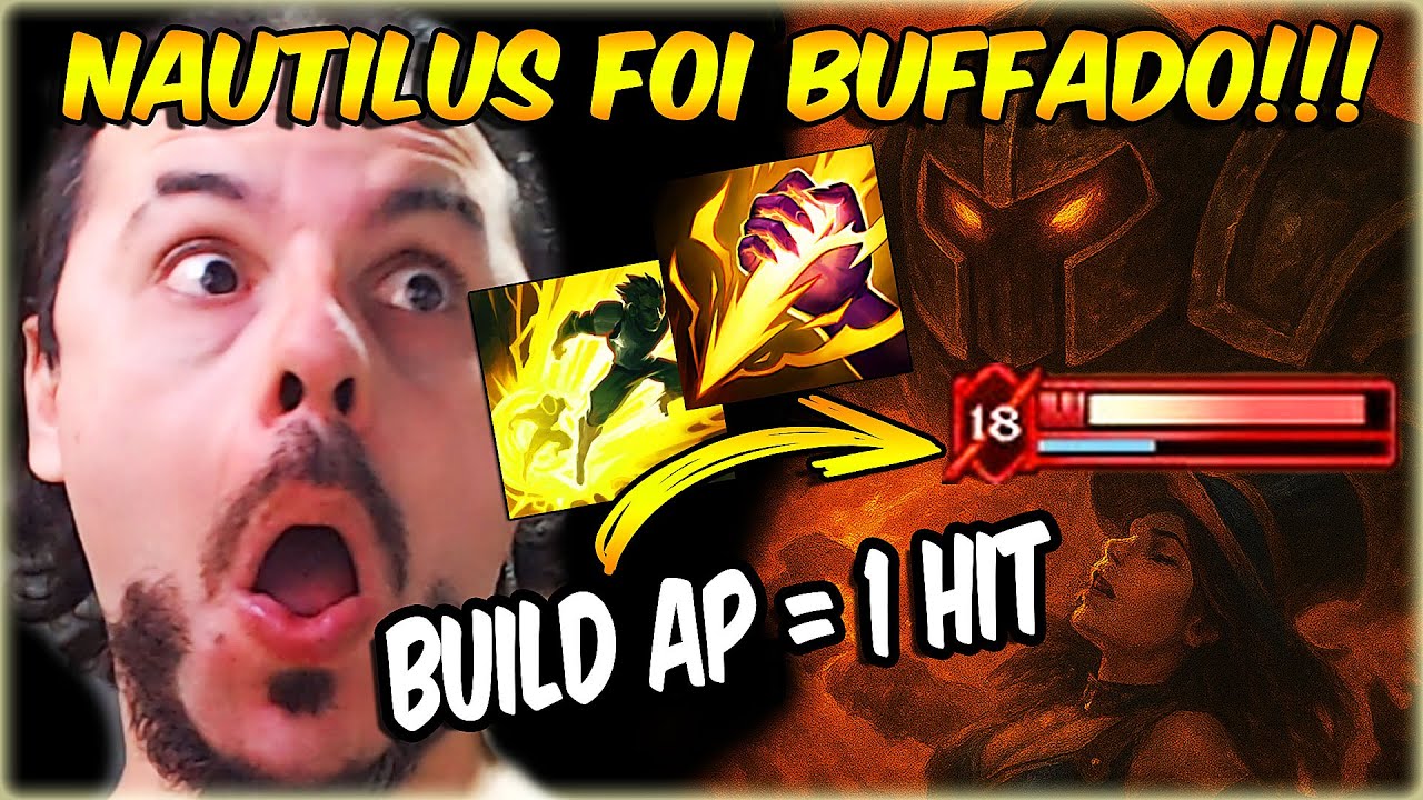 NAUTILUS AP JUNGLE BUFFADO ESTÁ DESTRUINDO! 17 KILLS E MUITO INSTAKILL!