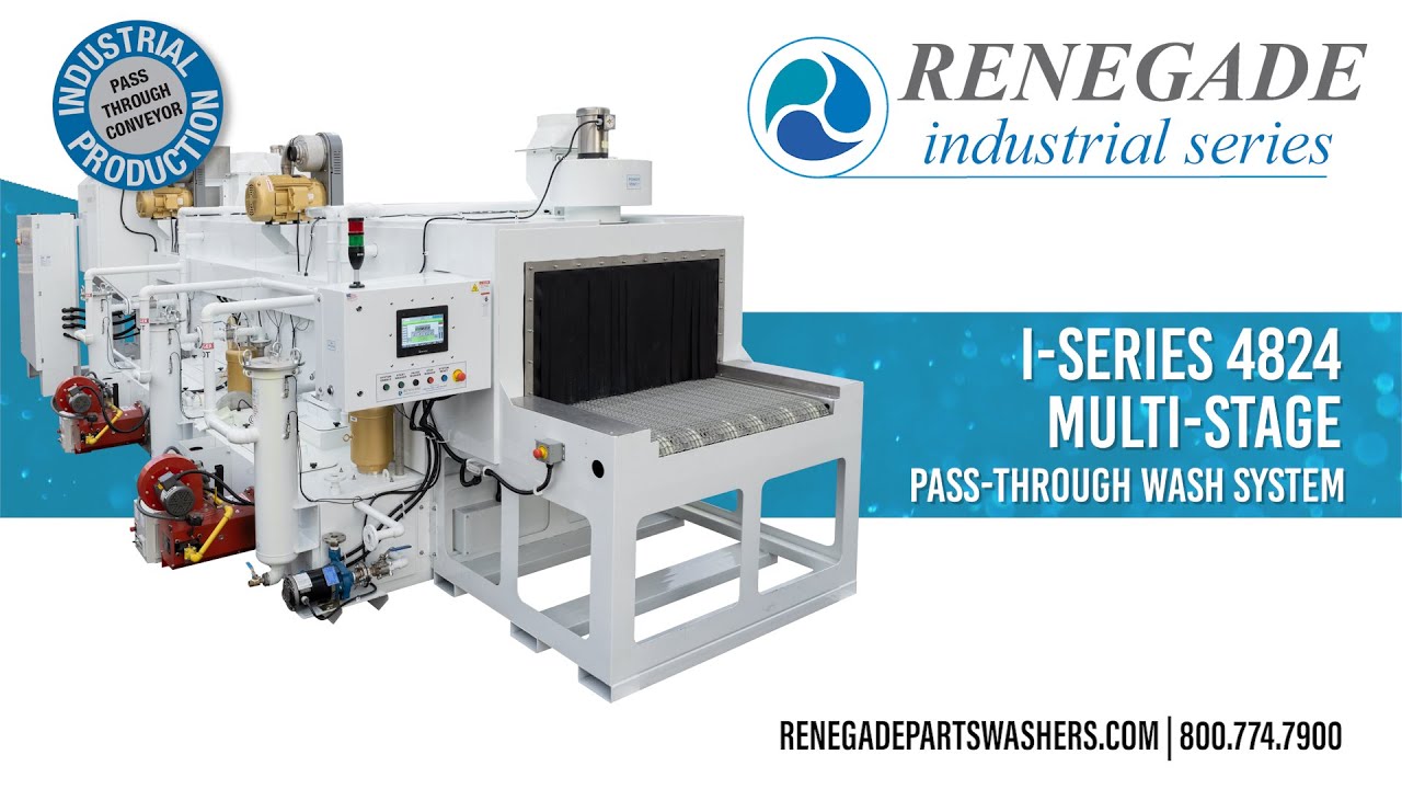 Renegade I-Series 4824 Conveyor Cleaning System