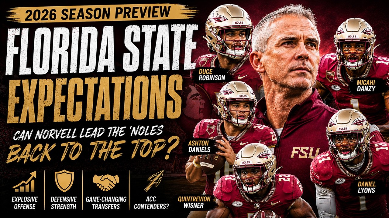 Florida State's Road Back to the Top Starts NOW | 2026 Season Preview!!