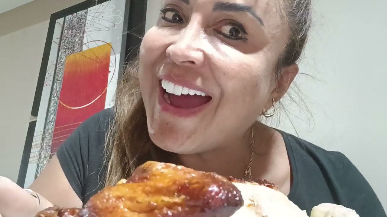 ASMR, COMIENDO POLLO ROSTIZADO😋 SONIDOS RELAJANTES 😴💤💤💤😴💤💤💤😴