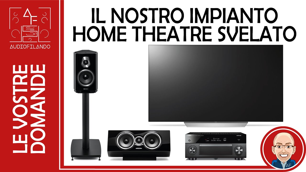 Il nostro  impianto Home Theatre! LG Oled 65C7V - Yamaha RX-A2070 - Sonus Faber Sonetto + Gravis II