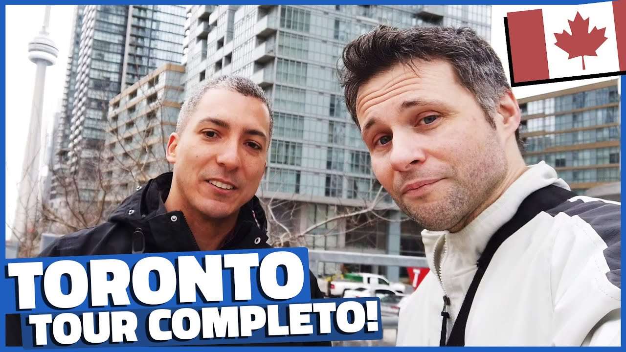 TOUR COMPLETO pelo CENTRO de TORONTO
