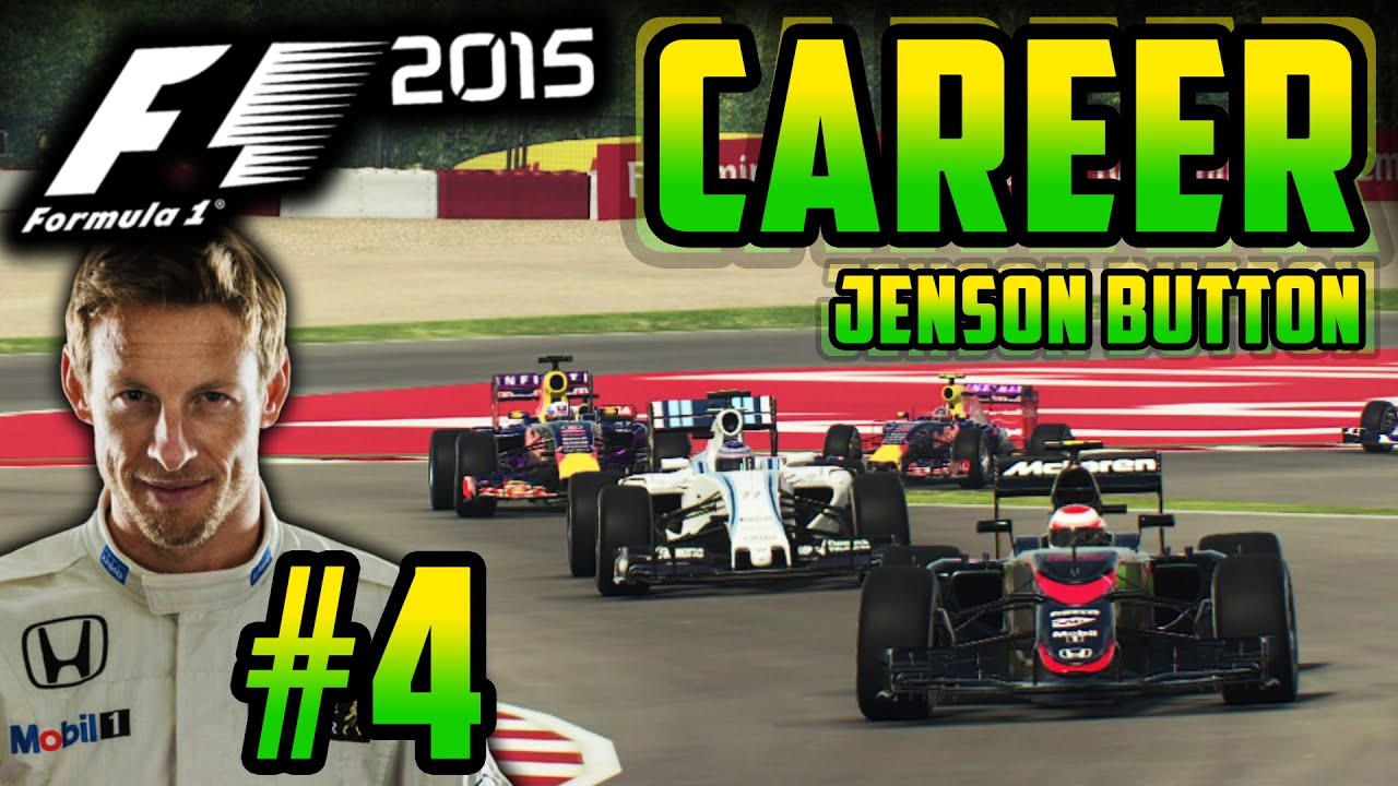 F1 2015 JENSON BUTTON CAREER MODE PART 4: SPAIN
