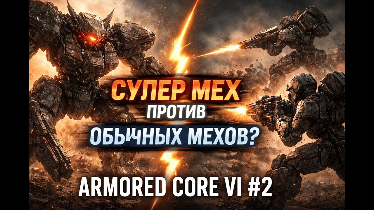 Супер Мех против Обычние Мехи кто сильнее?► Armored Core VI #2