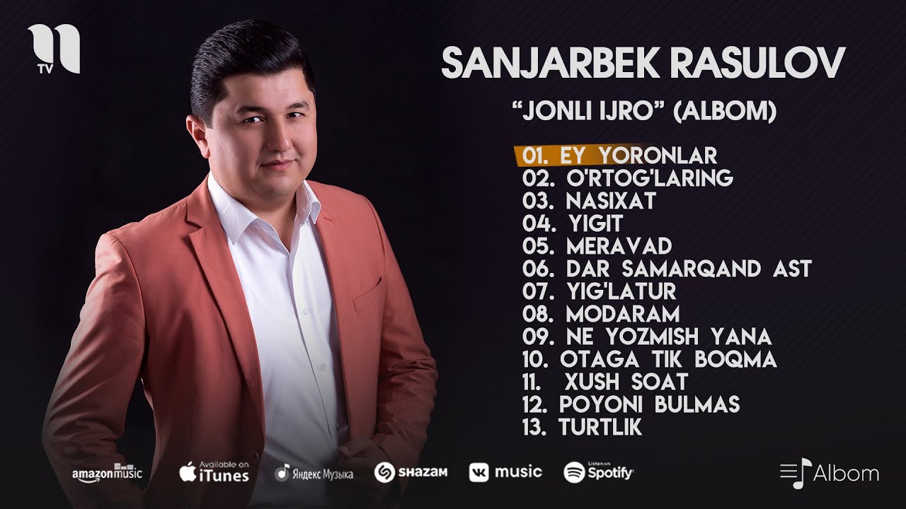 Sanjarbek Rasulov - Jonli ijro nomli albom dasturi 2024