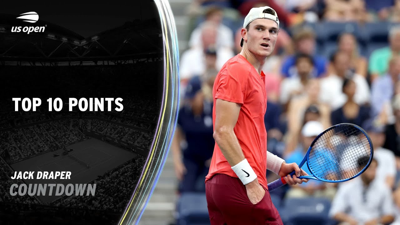 Jack Draper | Top 10 Points | 2023 US Open