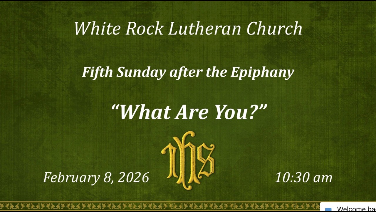 Fifth Sunday after Epiphany
