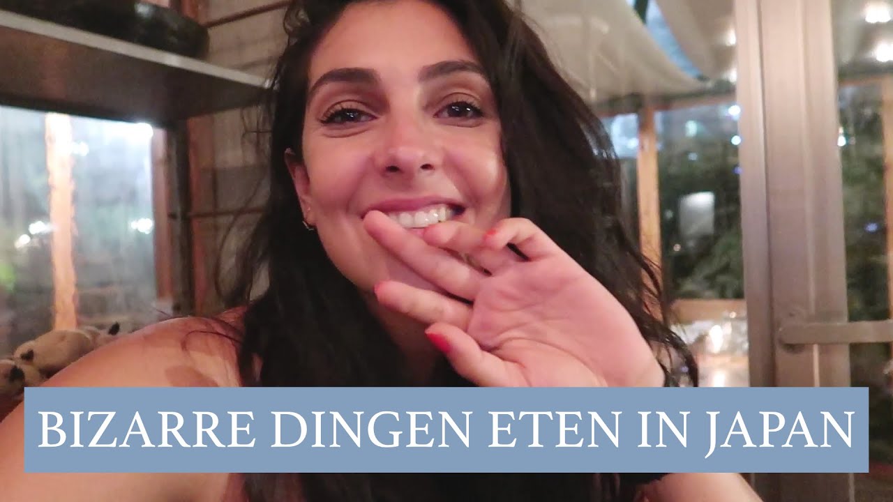 TRAVEL VLOG: BIZARRE DINGEN ETEN IN JAPAN - Anna Nooshin