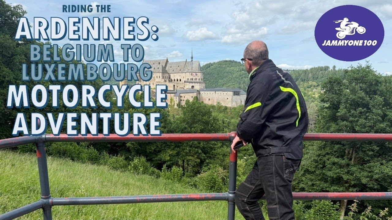 🏍️ Belgium to Luxembourg – Forest Roads & Fairy tale Castles Motorcycle European tour Day 2