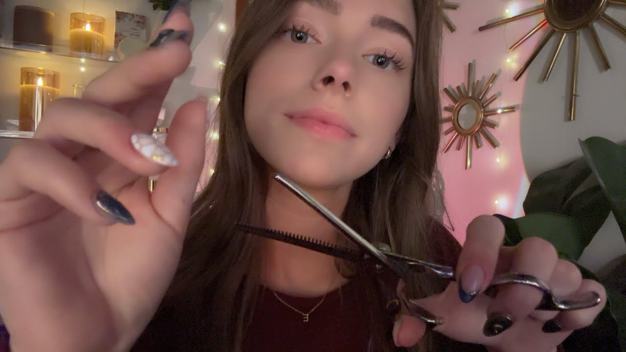 ASMR Stress And Negativity Snipping, Plucking, Pulling ✂️