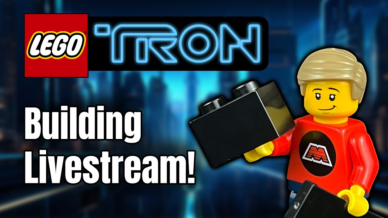 LEGO MOC Building Livestream! Let's Make Even More TRON!