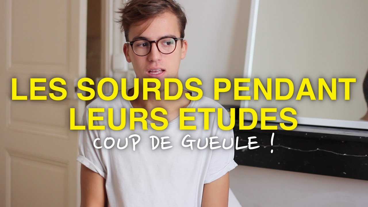 Les sourds pendant leurs études : COUP DE GUEULE ! - Lucas Wild