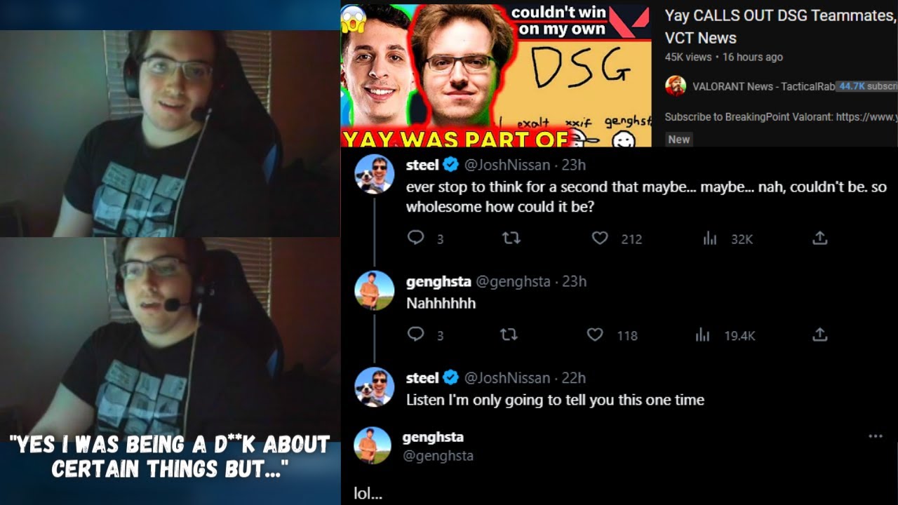 YAY Addresses DSG + Steel Drama & Toxic Allegations..