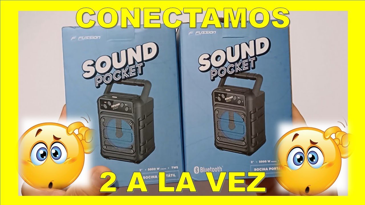 INTENTO CONECTAR LAS 2 A LA VEZ Bocina SOUND POCKET ISP-3029