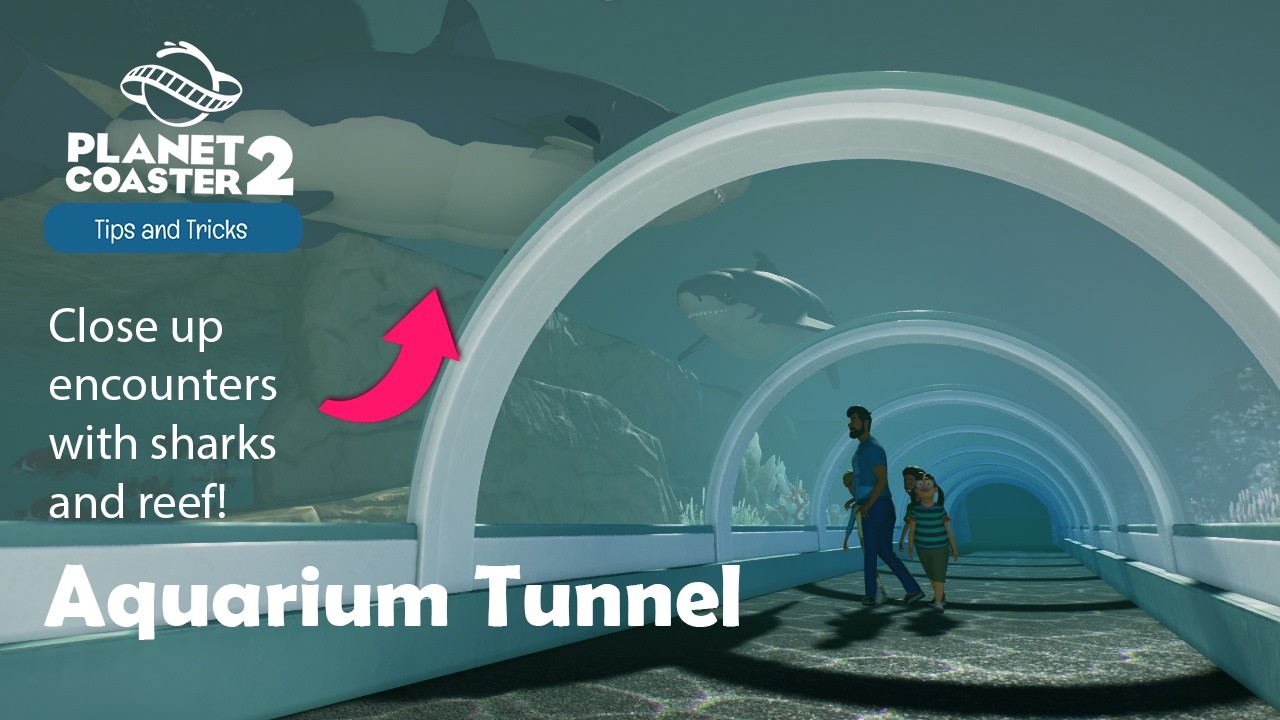 Aquarium Tunnel - Planet Coaster 2