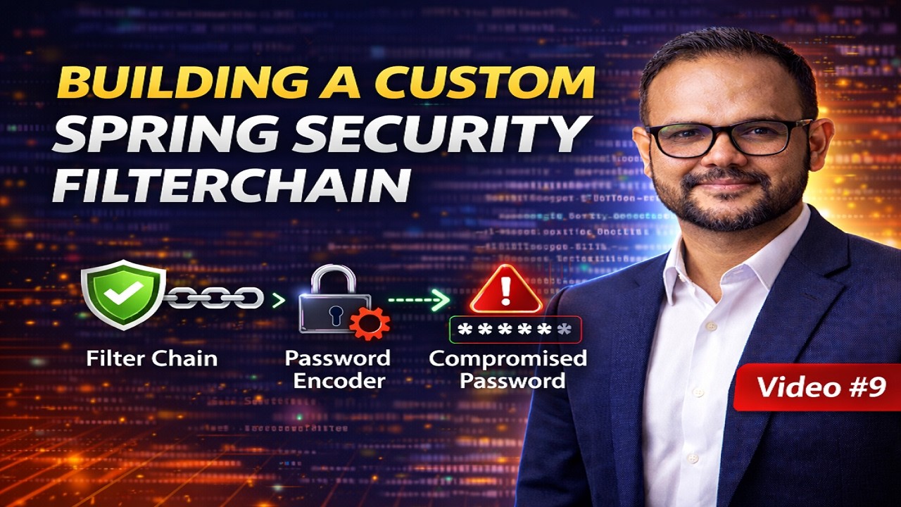 Building a Custom Spring Security FilterChain | Pass Encoder & Compromised Password Check | Video #9