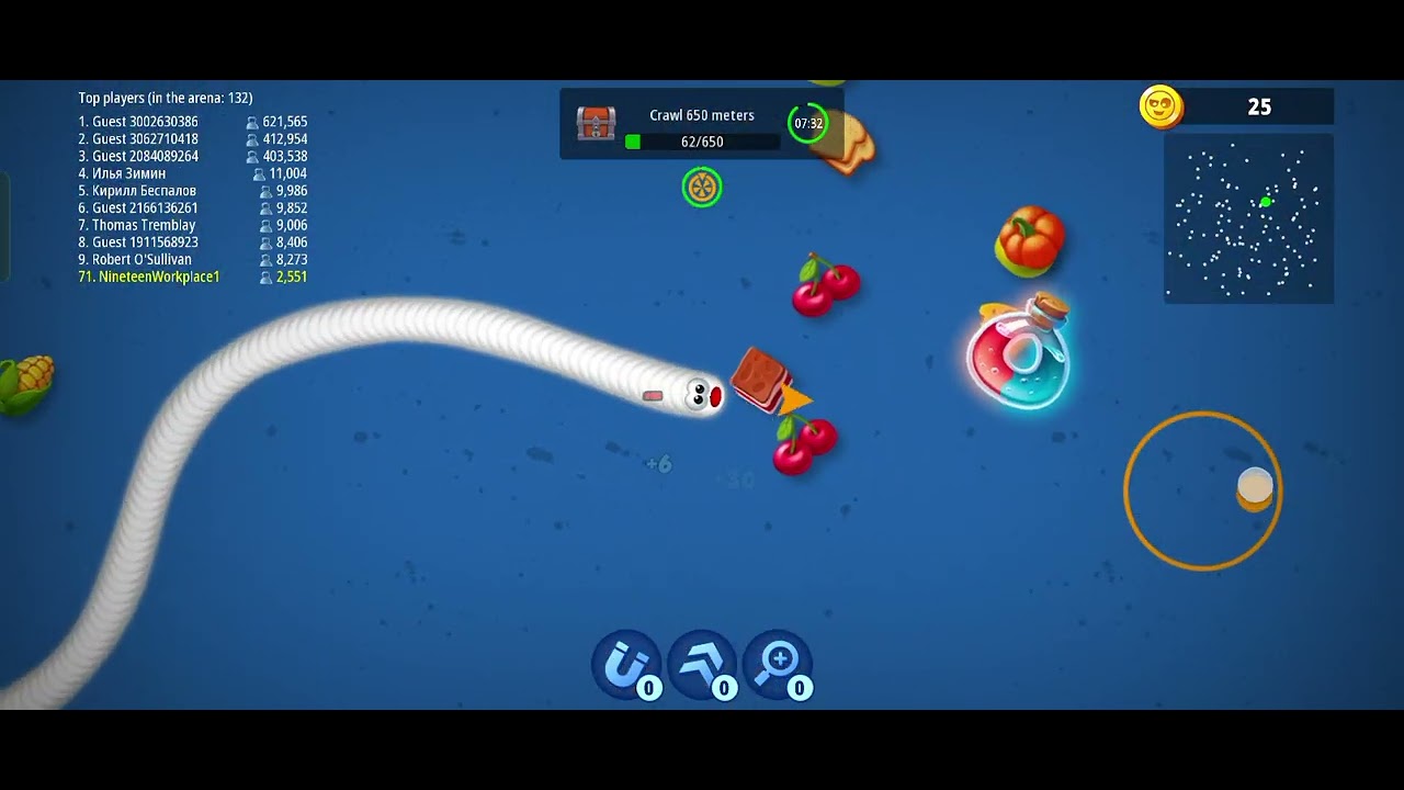 Popular snake game