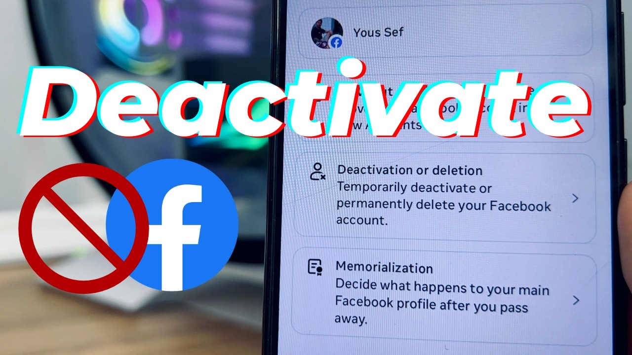 How to Deactivate Facebook Account - Last Update