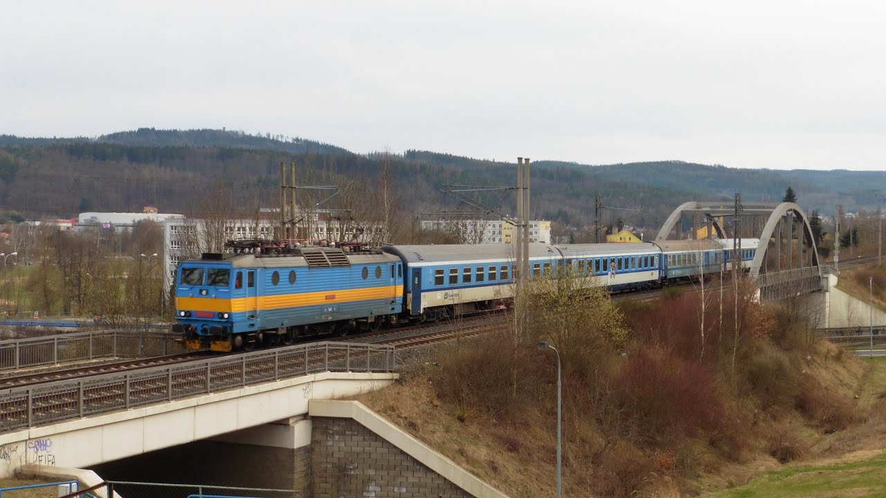 Vlaky na trati - Karlovy Vary - 7. + 9. + 13.4.2021